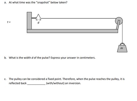 Solved As Shown In The Figure A Weight Of Mass M Chegg