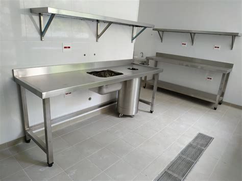 Bancada em aço inox Montinox