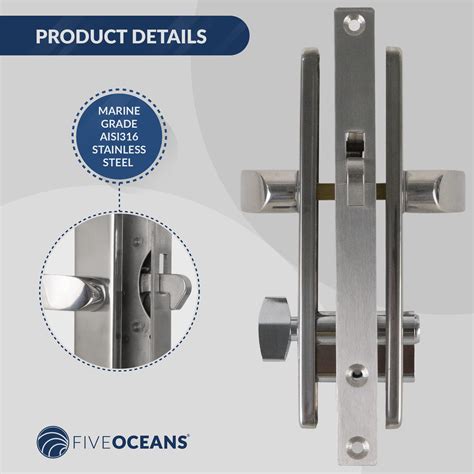 Buy Five Oceans Sliding Door Mortise Latch Surface Mount SmartKey