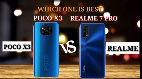 Poco X3 Vs Realme 7 Pro Full Comparison Which One Is Best YouTube