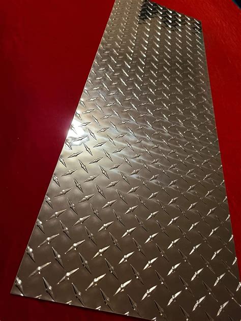 Buy 063 Bright Aluminum Diamond Treadplate Sheet Metal 12 X 36 Very