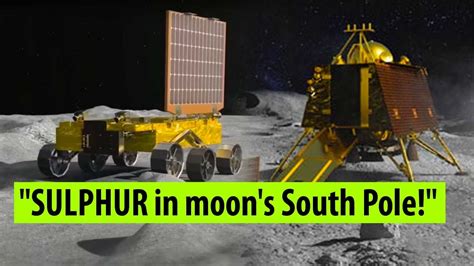 Chandrayaan 3s Pragyan Rover Confirms Sulphur Presence In Moons South