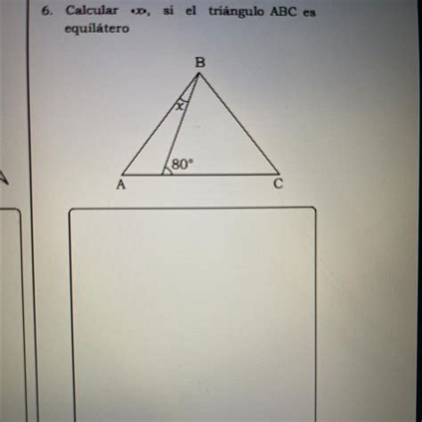 Calcular X Si El Tri Ngulo Abc Es Equilatero Brainly Lat