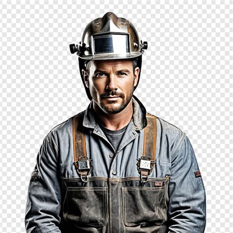 Premium Psd Firefighter Png Isolated On Transparent Background