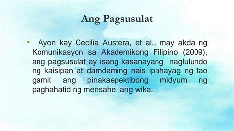 Solution 414470714 Ang Kahalagahan Ng Pagsusulat At Ang Akademikong