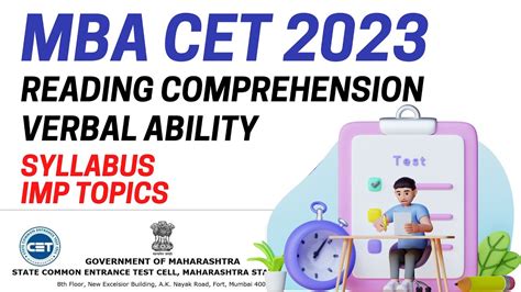 Mba Cet 2023 Varc Important Topics And Syllabus Varc Past Paper