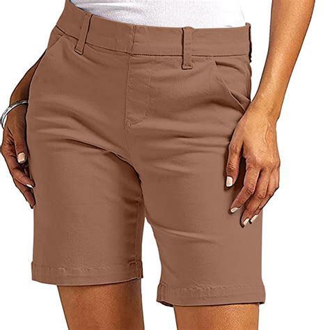 Dihao Bermuda Shorts For Women Summer Hot Sales Plus Size High Waisted