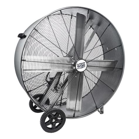 Maxx Air Pro Flex In Speed Belt Drive Drum Fan In Gray With Poly