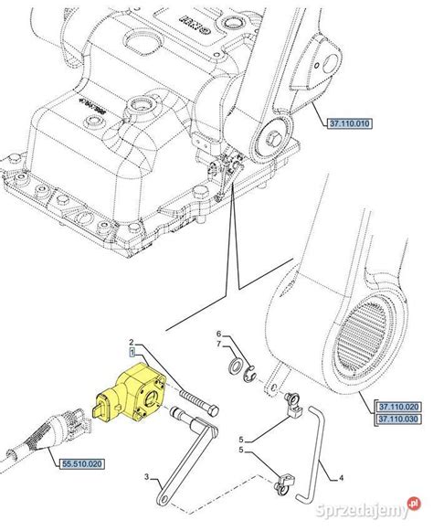 Potencjometr Case New Holland Steyr Orygina Cnh Bia Ystok