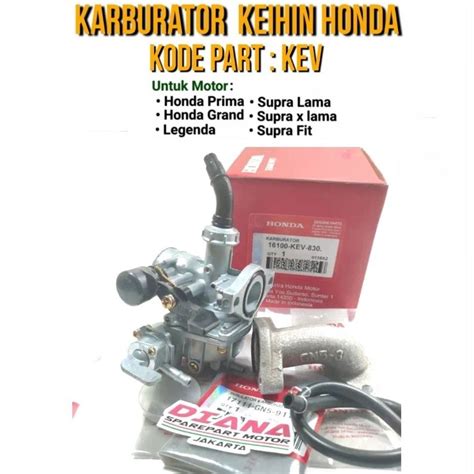 Jual Karburator Keihin Honda Grand Supra X Legenda Honda Prima Supra