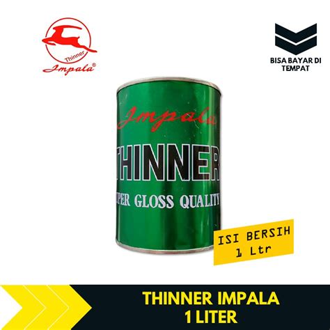 Tiner Thinner Impala Campuran Pengencer Cat Kaleng Liter Tbms