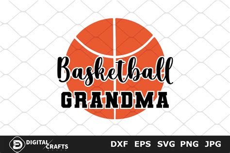 Basketball Grandma Basketball Svg Graphic By Digital Crafts Creative