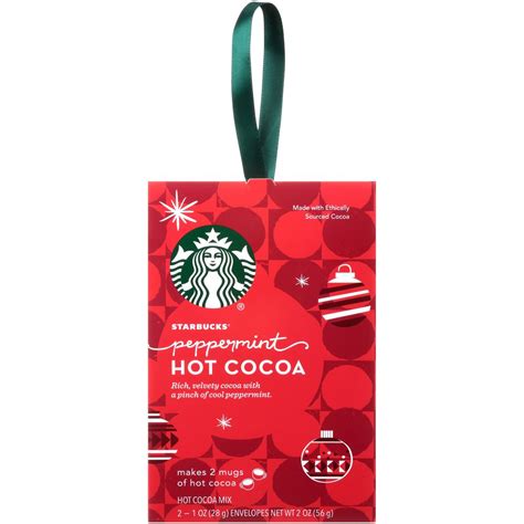 Starbucks Peppermint Hot Chocolate Mix Peppermint Hot Cocoa Hot Cocoa Ornaments Peppermint