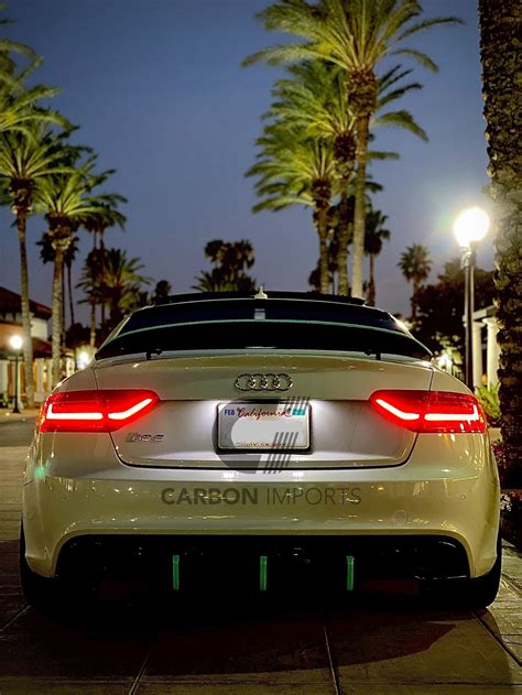 Audi Rs5 2010 2016 B8 B8 5 Carbon Fiber Spoiler V1 Carbon Imports