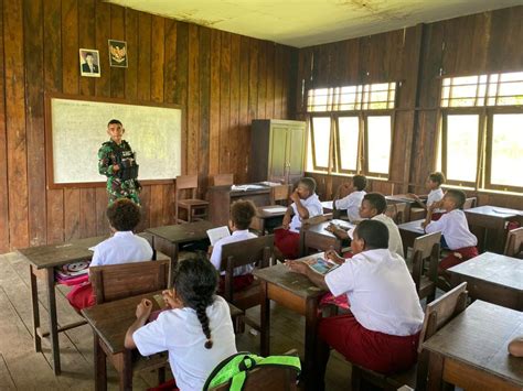 Bentuk Kepedulian Tni Pos Mayerga Satgas Pamtas Kewilayahan Yonif