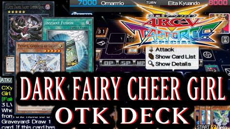 Cxyz Dark Fairy Cheer Girl Otk Deck Yu Gi Oh Arc V Tag Force Special