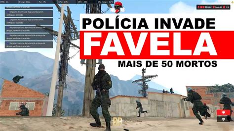 18 POLÍCIA INVADE A FAVELA NO GTA RP NEXUS RP YouTube