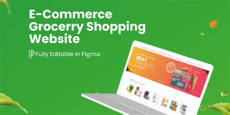 Ecommerce Online Grocery Store Landing Page Community Figma