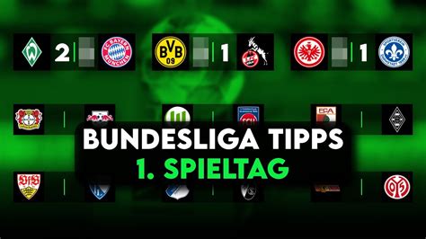 Bundesliga Prognose Spieltag Tipps Vorschau Youtube