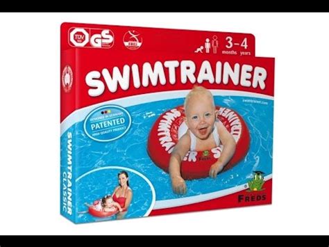 Надувной круг для плавания SWIMTRAINER - YouTube