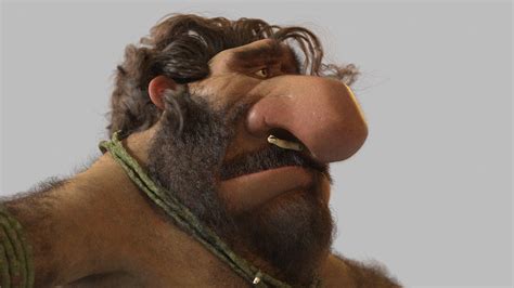 Artstation Caveman Look Dev Magno Coutinho Hair Styles Hair Wrap