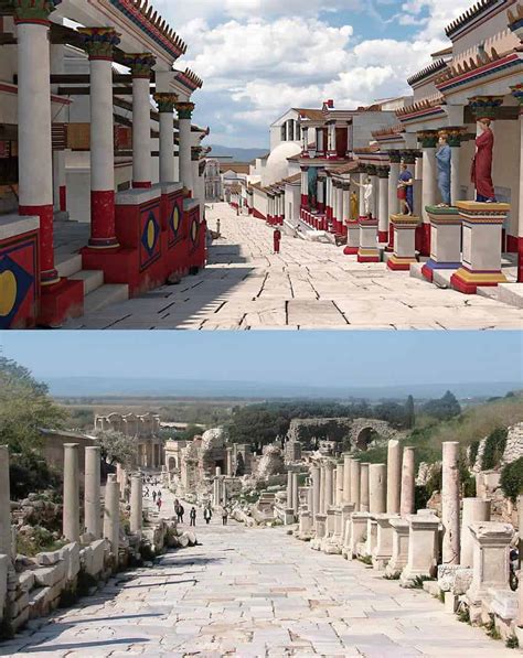 Virtual Reconstruction Of The Curetes Street In Ephesus Ancient Greece