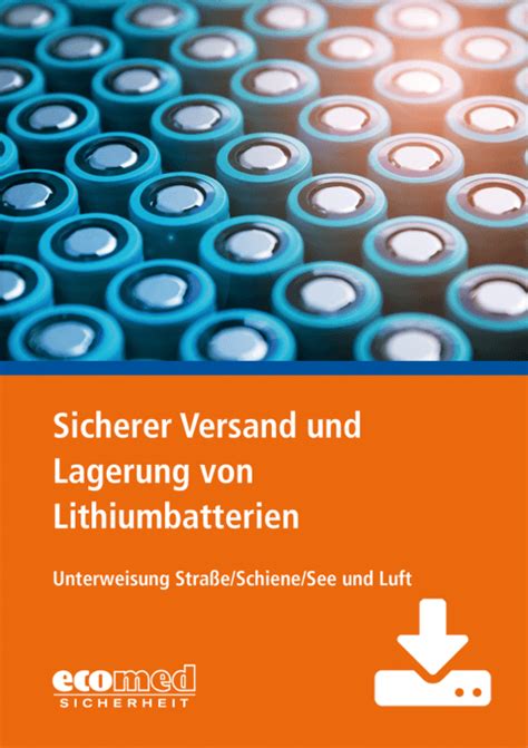 Sicherer Versand und Lagerung von Lithiumbatterien auf Straße Schiene