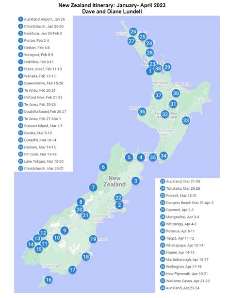 New Zealand/Aotearoa Highlights → Fun 2 Explore