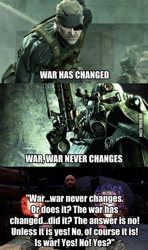 War Has Changed Gag