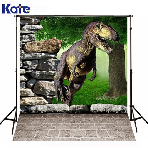 Kate Pundo Dinosaur Photography Background Rock Trees Jurassic World D