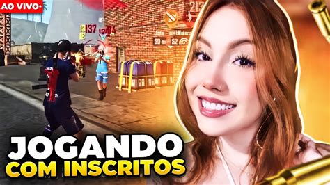 FREE FIRE AO VIVO FF LIVE JOGANDO INSCRITOS CÓDIGO DE