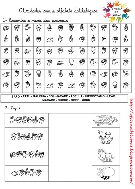 Alfabeto Em Libras Para Imprimir Atividades Pedag Gicas Hot
