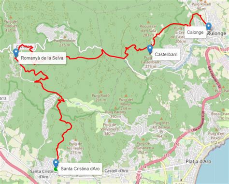 Stage Santa Cristina D Aro Calonge Indiketes Route