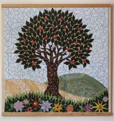 Pin On Aulas Mosaic Tree Art Tree Mosaic Mosaic Art