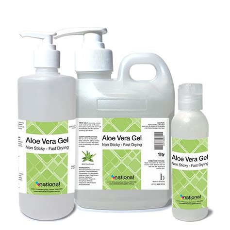 Clear Aloe Vera Gel National Salon Supplies