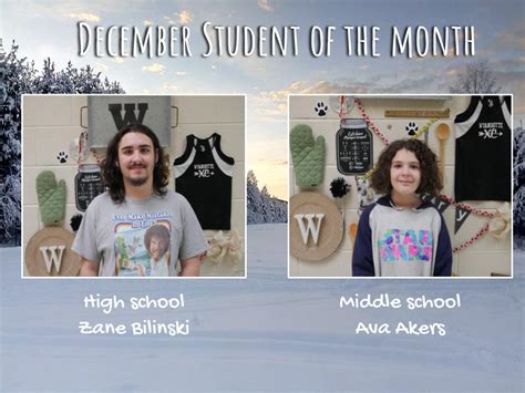 December: Student of the Month | Wyandotte Public Schools