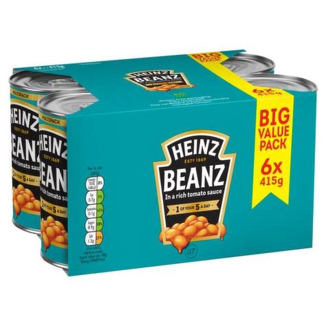 Heinz Baked Beans 6 Pack 415 G Storefront En