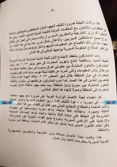 استضافته مصر نص البيان الختامى لاجتماع لجنة الاتصال العربية بشأن