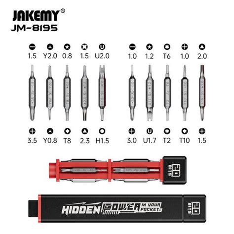 JM-8195 Прецизионный винт 21in1 Набор инструментов для домашнего ...