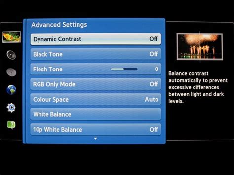 Samsung Smart Tv Settings Menu