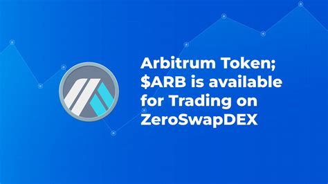 Zeroswap Metaaggregator On Twitter You Can Now Trade Arb