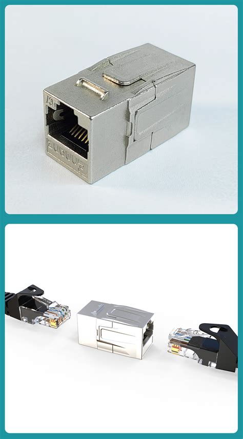 Rj45 Cat6 Cat6a Cat7 Network Keystone Jack For Lan Cable Ftp Inline