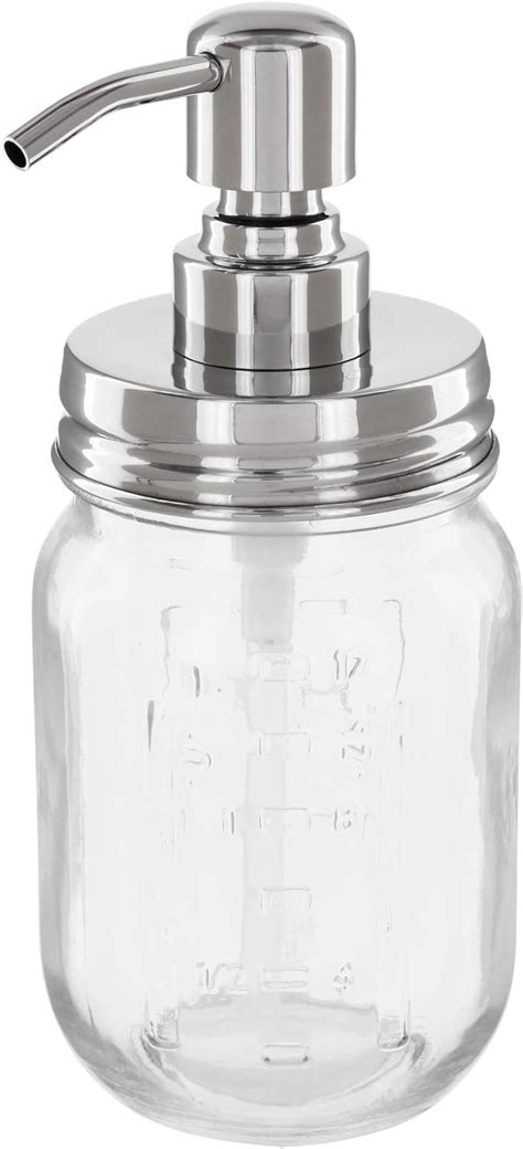 Altglas Mason Jar Distributeur De Savon Vintage En Verre Transparente