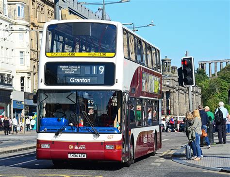 Sn Aew Lothian Buses Dennis Trident Plaxton Presid Flickr