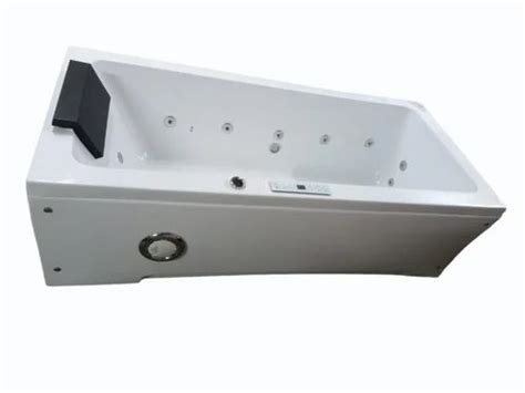 White Acrylic Rectangular Bathtub For Bathroom 6 X 4 X 2 Feet Lxwxh