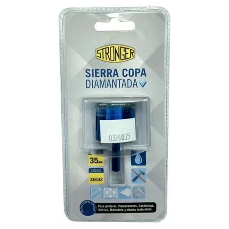 Sierra Copa Diamantada Taladro P Porcelanato 35mm Stronger En Venta En