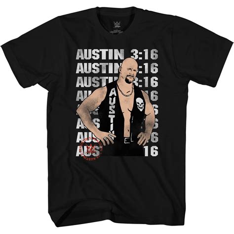 Snapklik WWE Mens Stone Cold Shirt Stone Cold Steve Austin