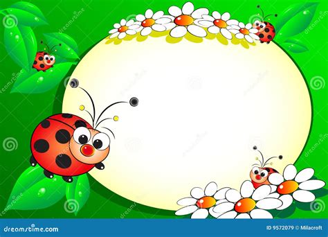 Kid Scrapbook with Blank Frame Message Stock Vector - Illustration of ...