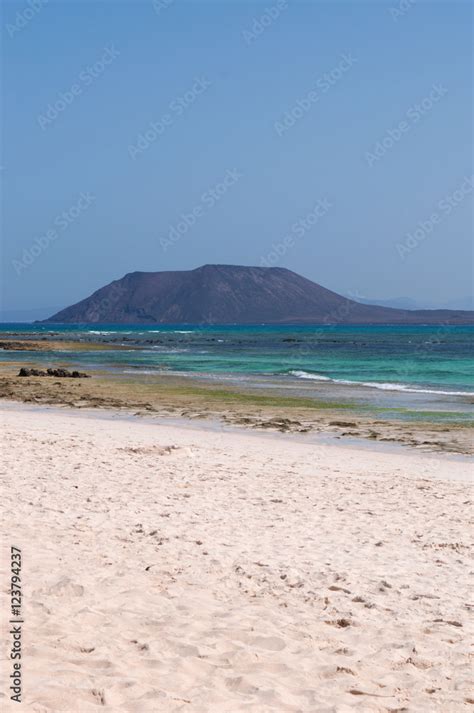 Fuerteventura Isole Canarie La Bassa Marea Su Grande Playas Beach