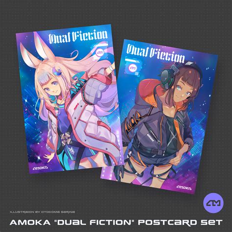 Amoka「dual Fiction」ポストカード2枚セット Amoka Booth